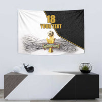Custom Mexico Football Champion Tapestry Aztec Pattern - Wonder Print Shop