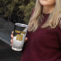 Custom Mexico Football Champion Tumbler Cup Aztec Pattern - Wonder Print Shop