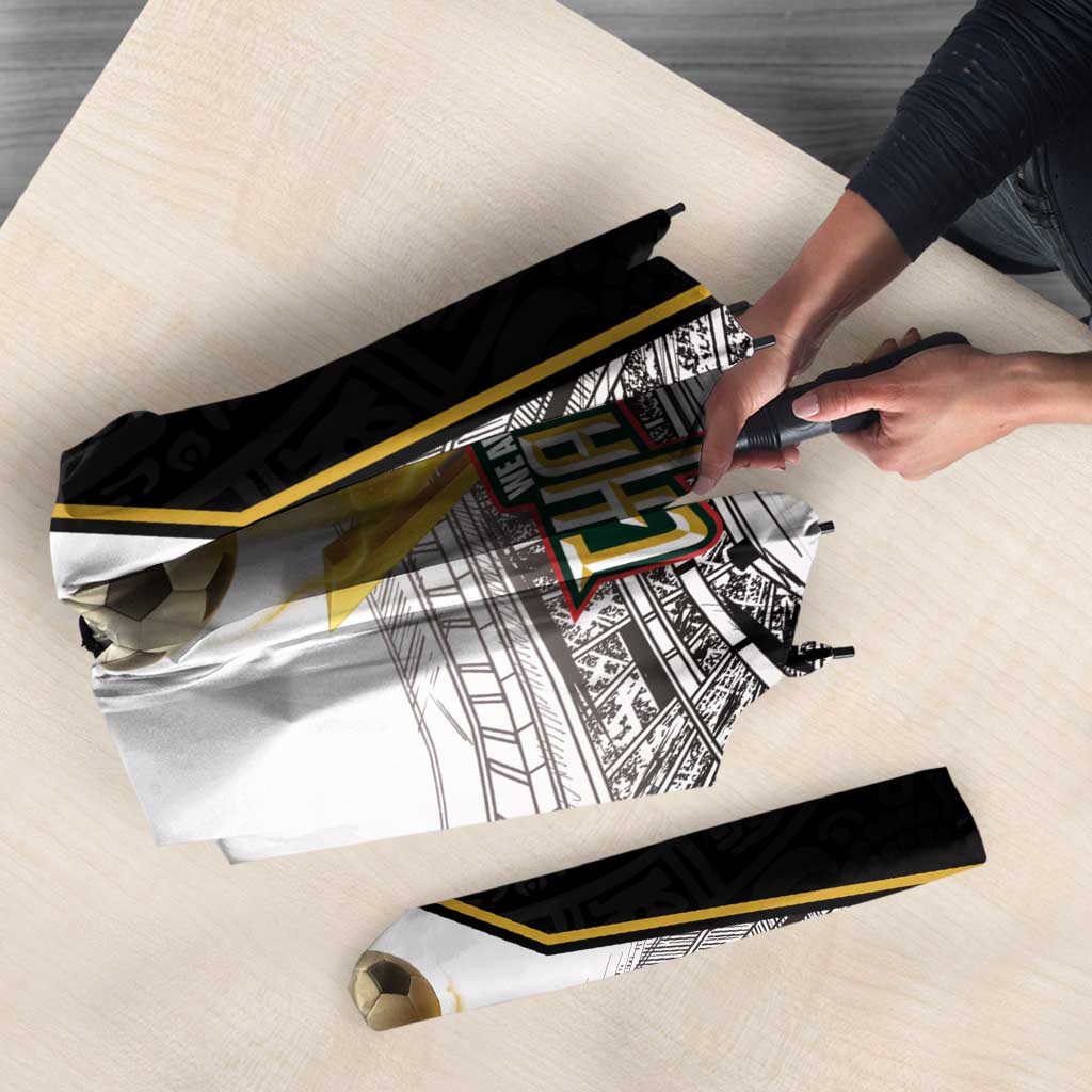 Custom Mexico Football Champion Umbrella Aztec Pattern - Wonder Print Shop