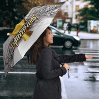 Custom Mexico Football Champion Umbrella Aztec Pattern - Wonder Print Shop