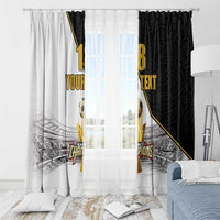 Custom Mexico Football Champion Window Curtain Aztec Pattern - Wonder Print Shop