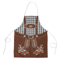 Oktoberfest Lederhosen Costume Apron German Beer Festival - Wonder Print Shop