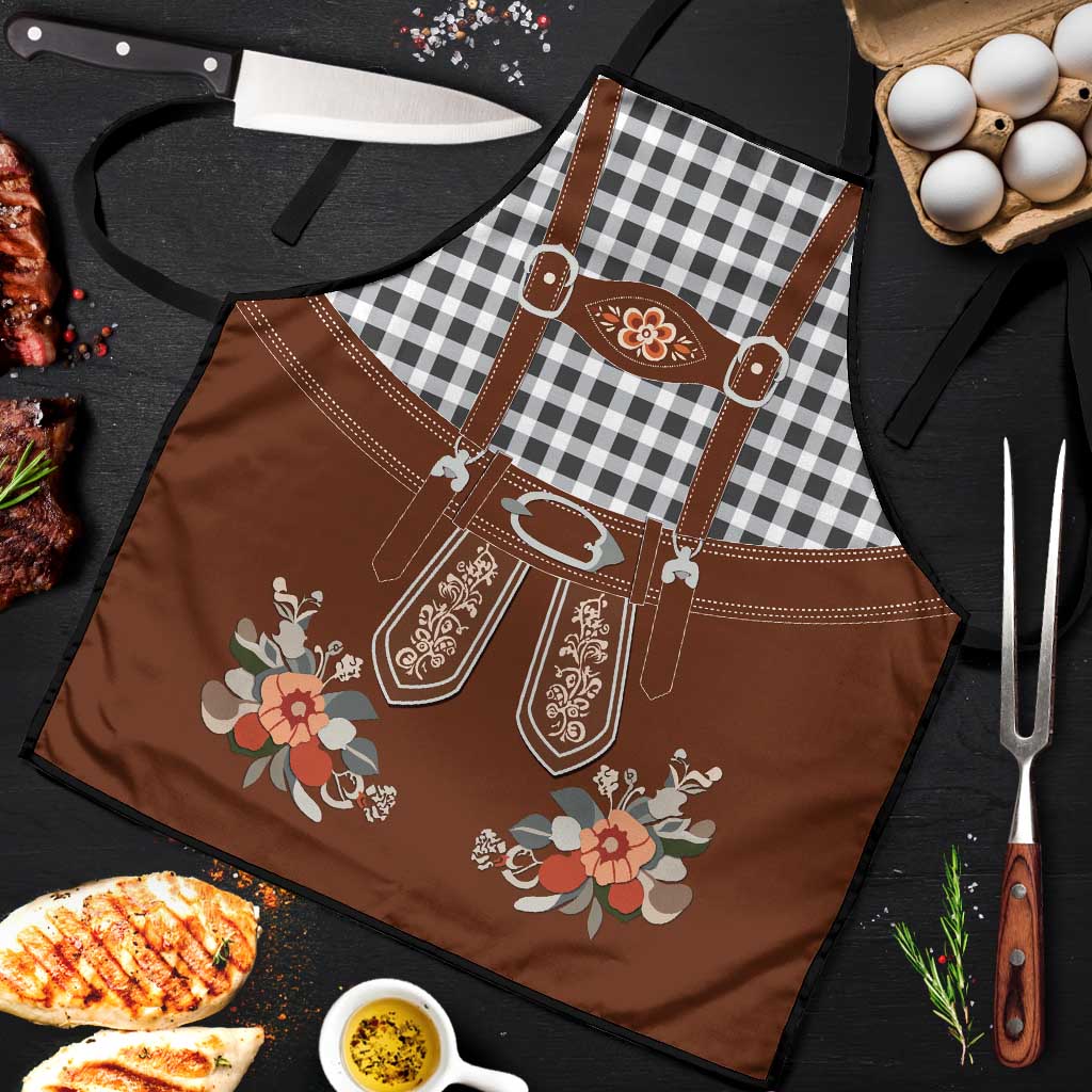 Oktoberfest Lederhosen Costume Apron German Beer Festival - Wonder Print Shop