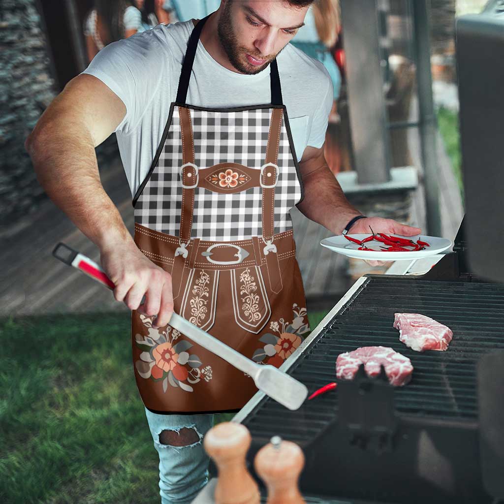 Oktoberfest Lederhosen Costume Apron German Beer Festival - Wonder Print Shop