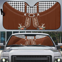 Oktoberfest Lederhosen Costume Auto Sun Shade German Beer Festival - Wonder Print Shop