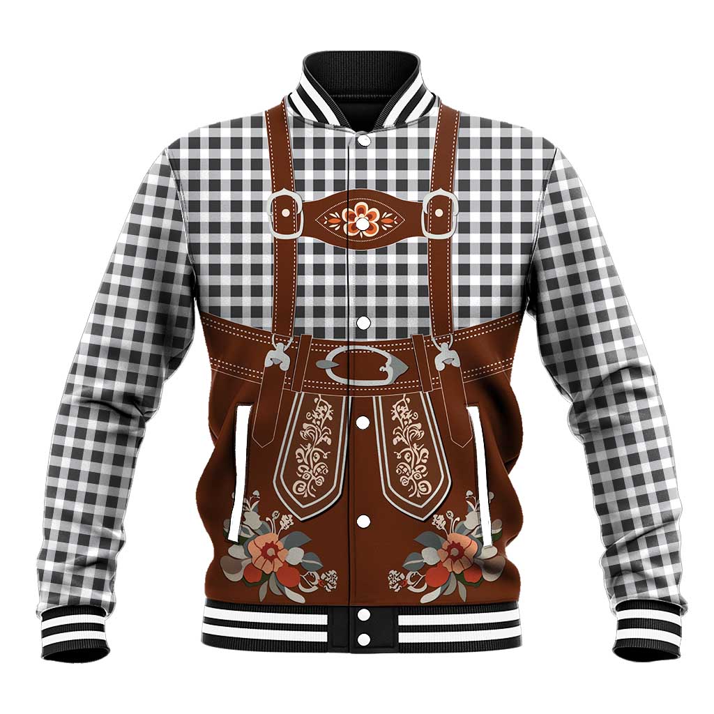 Oktoberfest Lederhosen Costume Baseball Jacket German Beer Festival - Wonder Print Shop