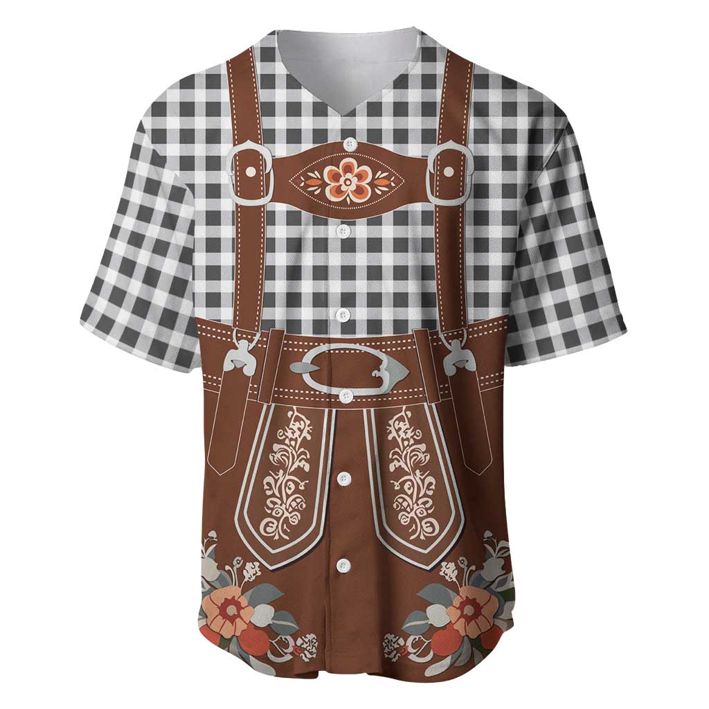 Oktoberfest Lederhosen Costume Baseball Jersey German Beer Festival - Wonder Print Shop