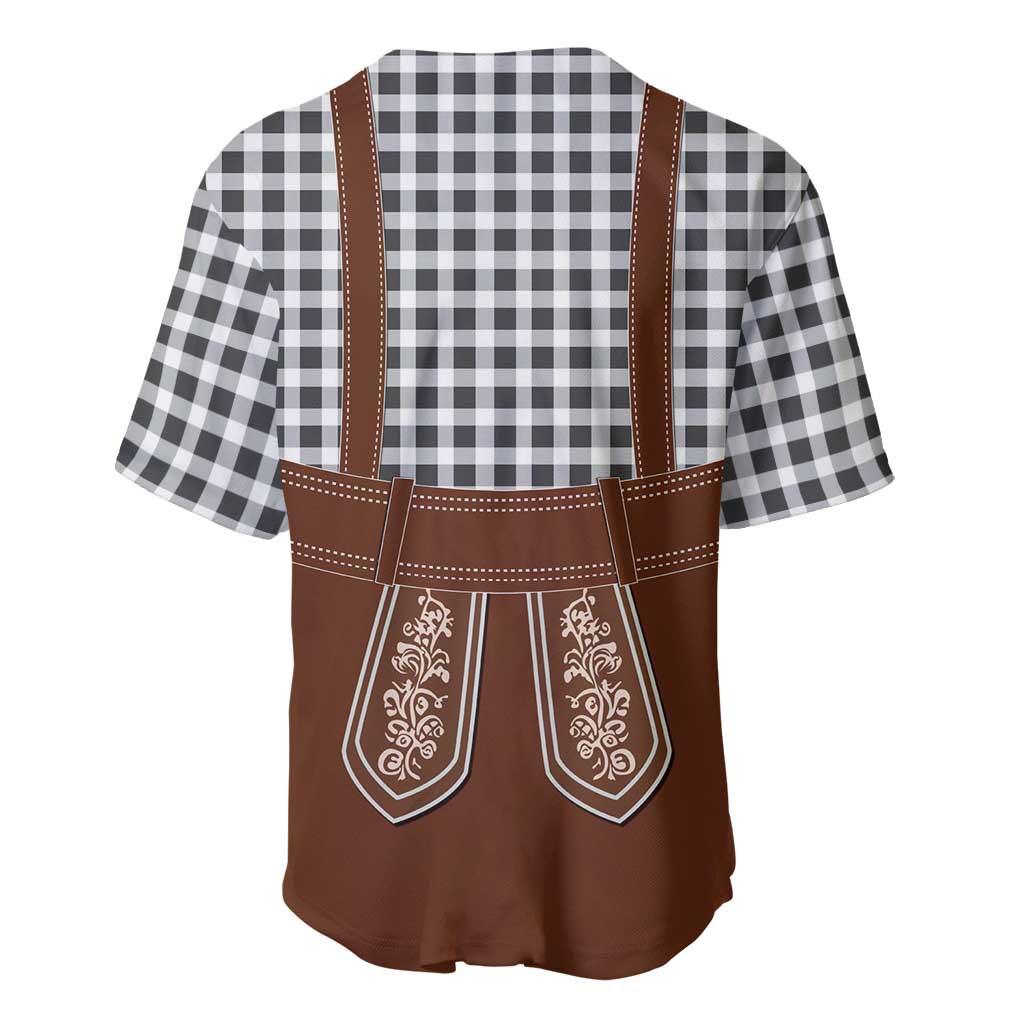 Oktoberfest Lederhosen Costume Baseball Jersey German Beer Festival - Wonder Print Shop