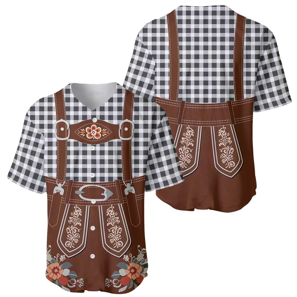Oktoberfest Lederhosen Costume Baseball Jersey German Beer Festival - Wonder Print Shop