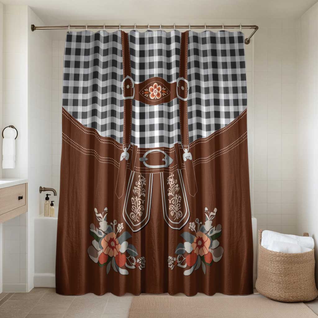 Oktoberfest Lederhosen Costume Bathroom Set German Beer Festival - Wonder Print Shop