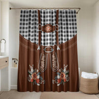 Oktoberfest Lederhosen Costume Bathroom Set German Beer Festival - Wonder Print Shop