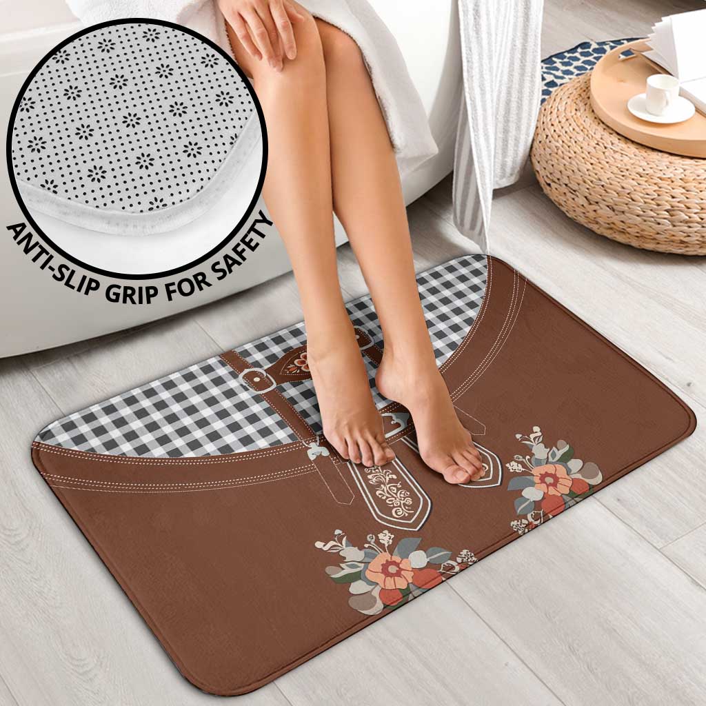 Oktoberfest Lederhosen Costume Bathroom Set German Beer Festival - Wonder Print Shop