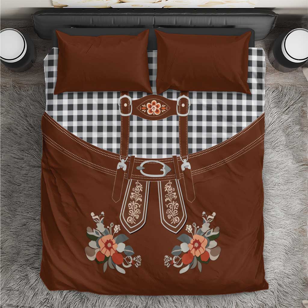 Oktoberfest Lederhosen Costume Bedding Set German Beer Festival - Wonder Print Shop