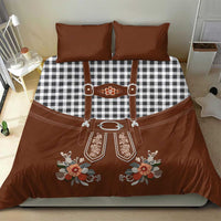 Oktoberfest Lederhosen Costume Bedding Set German Beer Festival - Wonder Print Shop