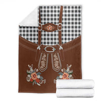 Oktoberfest Lederhosen Costume Blanket German Beer Festival - Wonder Print Shop