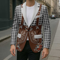 Oktoberfest Lederhosen Costume Blazer German Beer Festival - Wonder Print Shop