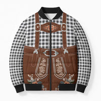 Oktoberfest Lederhosen Costume Bomber Puffer Jacket German Beer Festival - Wonder Print Shop