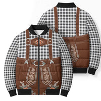 Oktoberfest Lederhosen Costume Bomber Puffer Jacket German Beer Festival - Wonder Print Shop