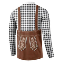 Oktoberfest Lederhosen Costume Button Sweatshirt German Beer Festival - Wonder Print Shop