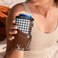 Oktoberfest Lederhosen Costume 4 in 1 Can Cooler Tumbler German Beer Festival - Wonder Print Shop