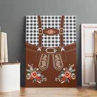 Oktoberfest Lederhosen Costume Canvas Wall Art German Beer Festival - Wonder Print Shop