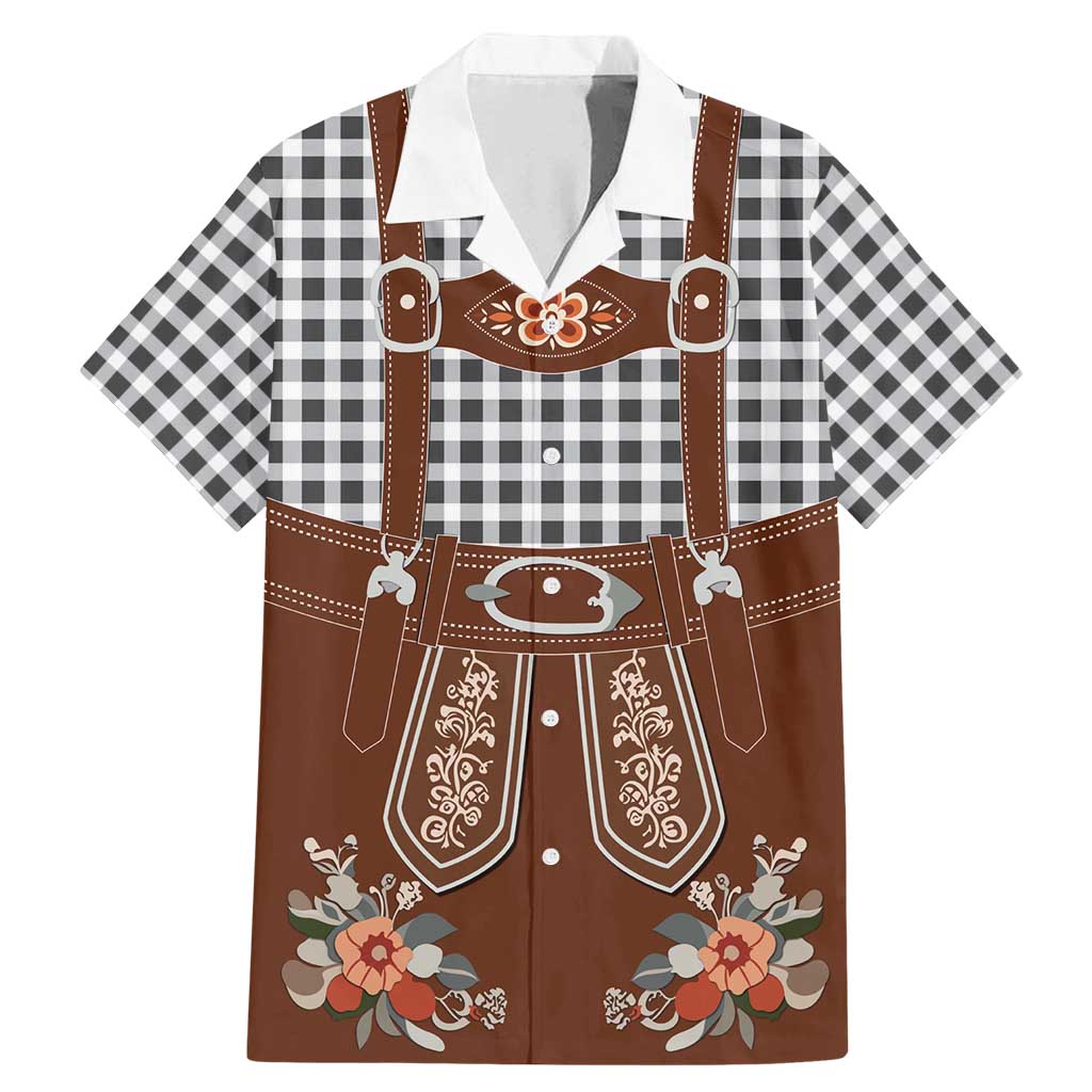 Oktoberfest Lederhosen Costume Family Matching Mermaid Dress and Hawaiian Shirt German Beer Festival - Wonder Print Shop