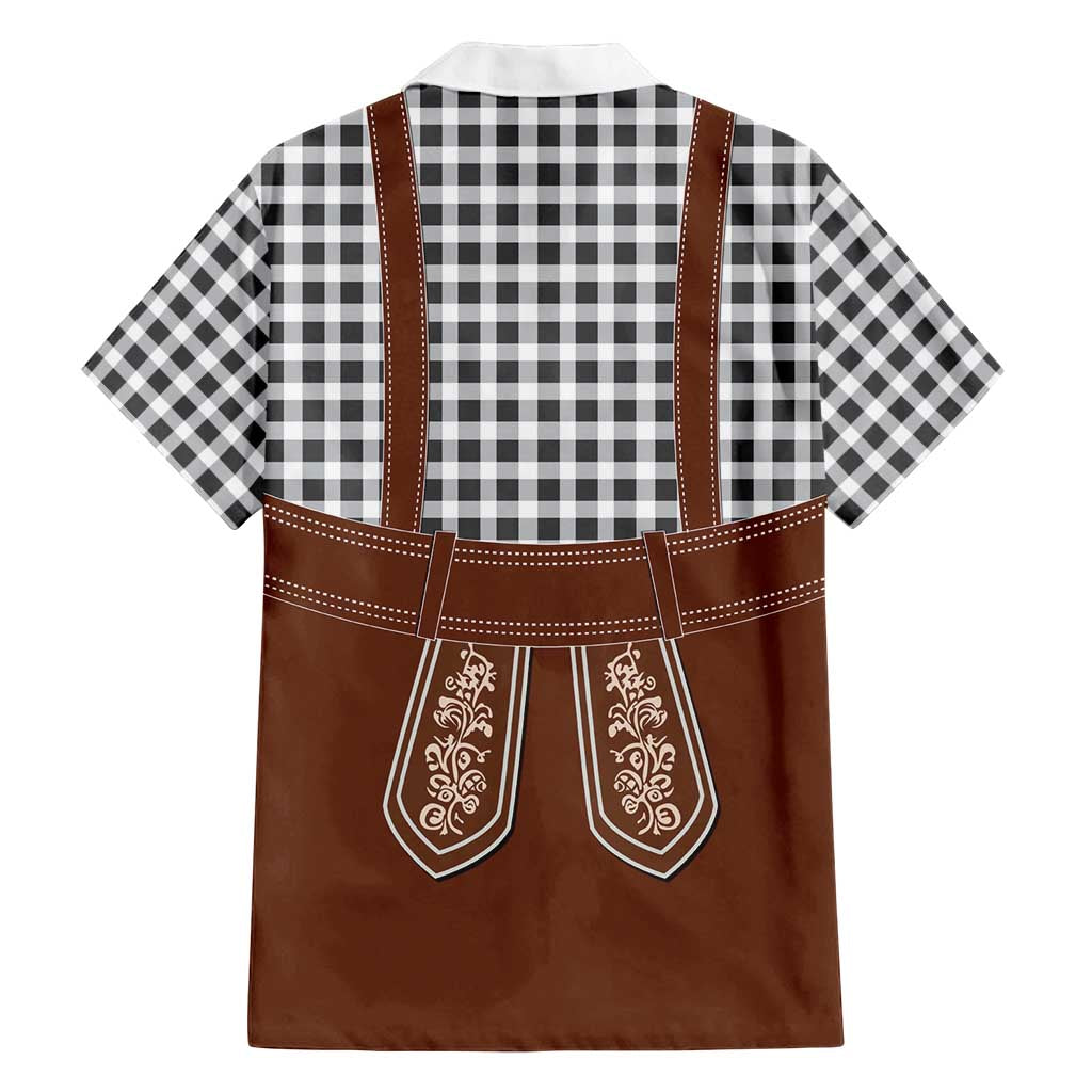 Oktoberfest Lederhosen Costume Family Matching Off Shoulder Maxi Dress and Hawaiian Shirt German Beer Festival - Wonder Print Shop