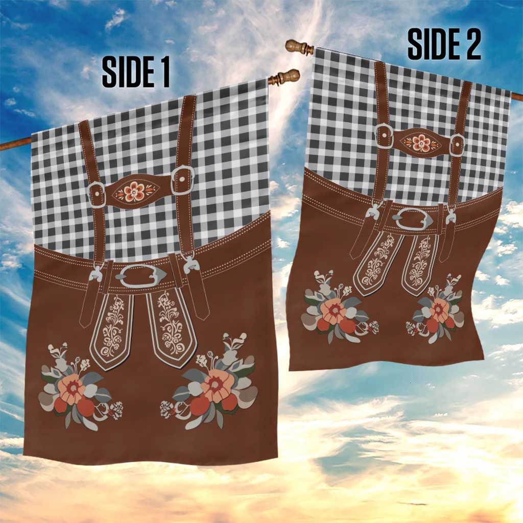 Oktoberfest Lederhosen Costume Garden Flag German Beer Festival - Wonder Print Shop