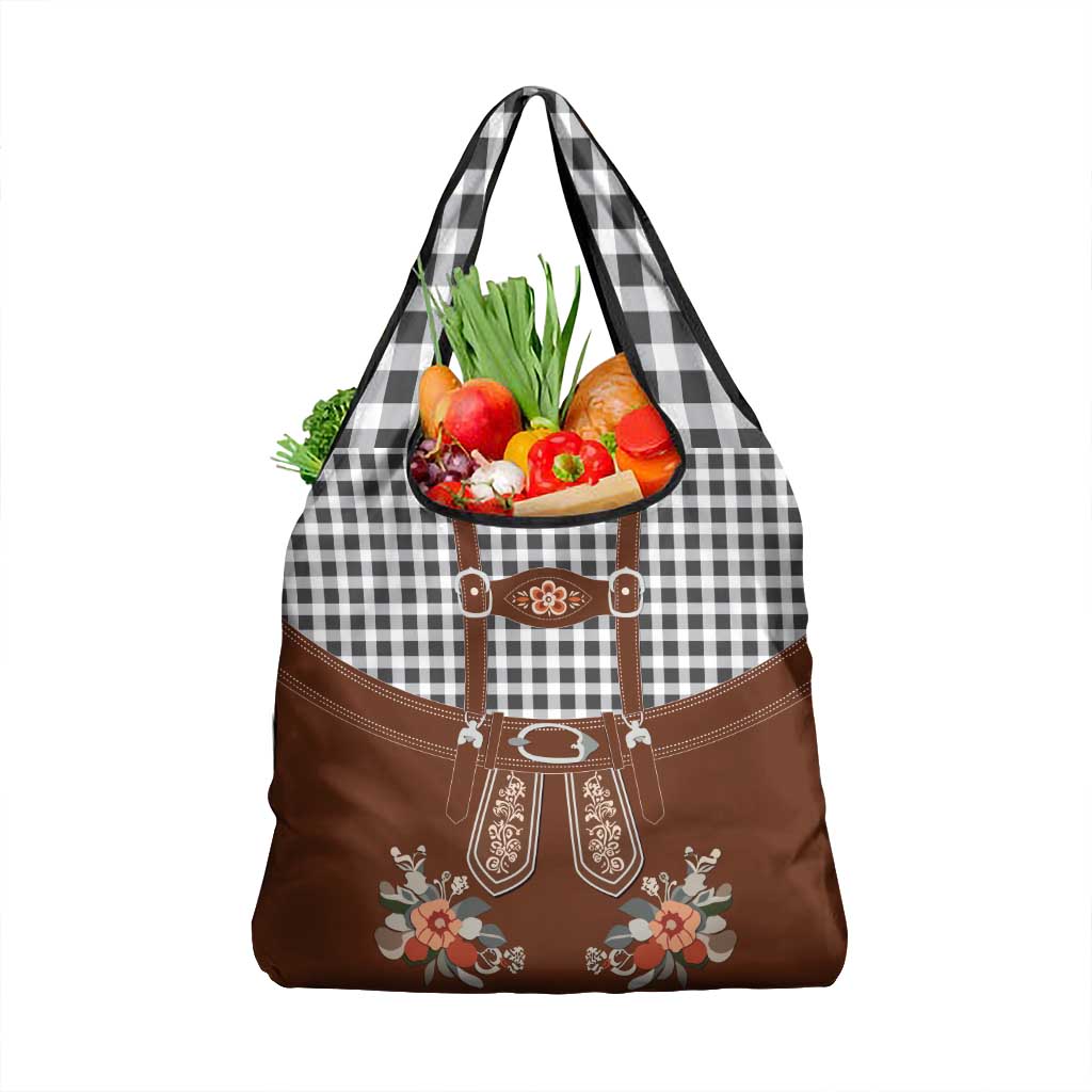 Oktoberfest Lederhosen Costume Grocery Bag German Beer Festival - Wonder Print Shop