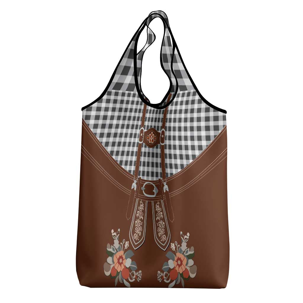 Oktoberfest Lederhosen Costume Grocery Bag German Beer Festival - Wonder Print Shop