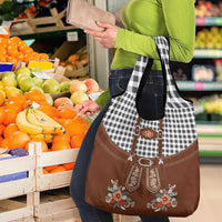 Oktoberfest Lederhosen Costume Grocery Bag German Beer Festival - Wonder Print Shop