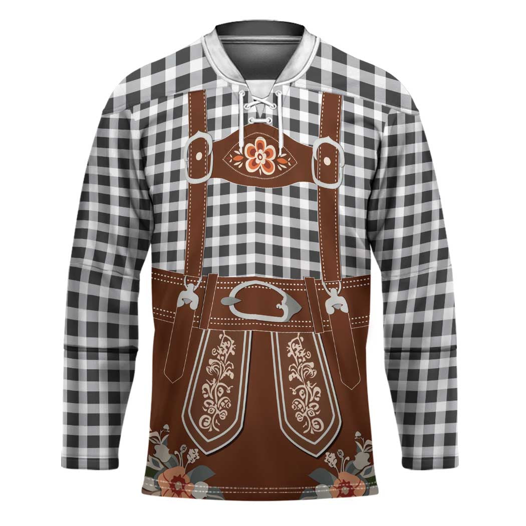 Oktoberfest Lederhosen Costume Hockey Jersey German Beer Festival - Wonder Print Shop