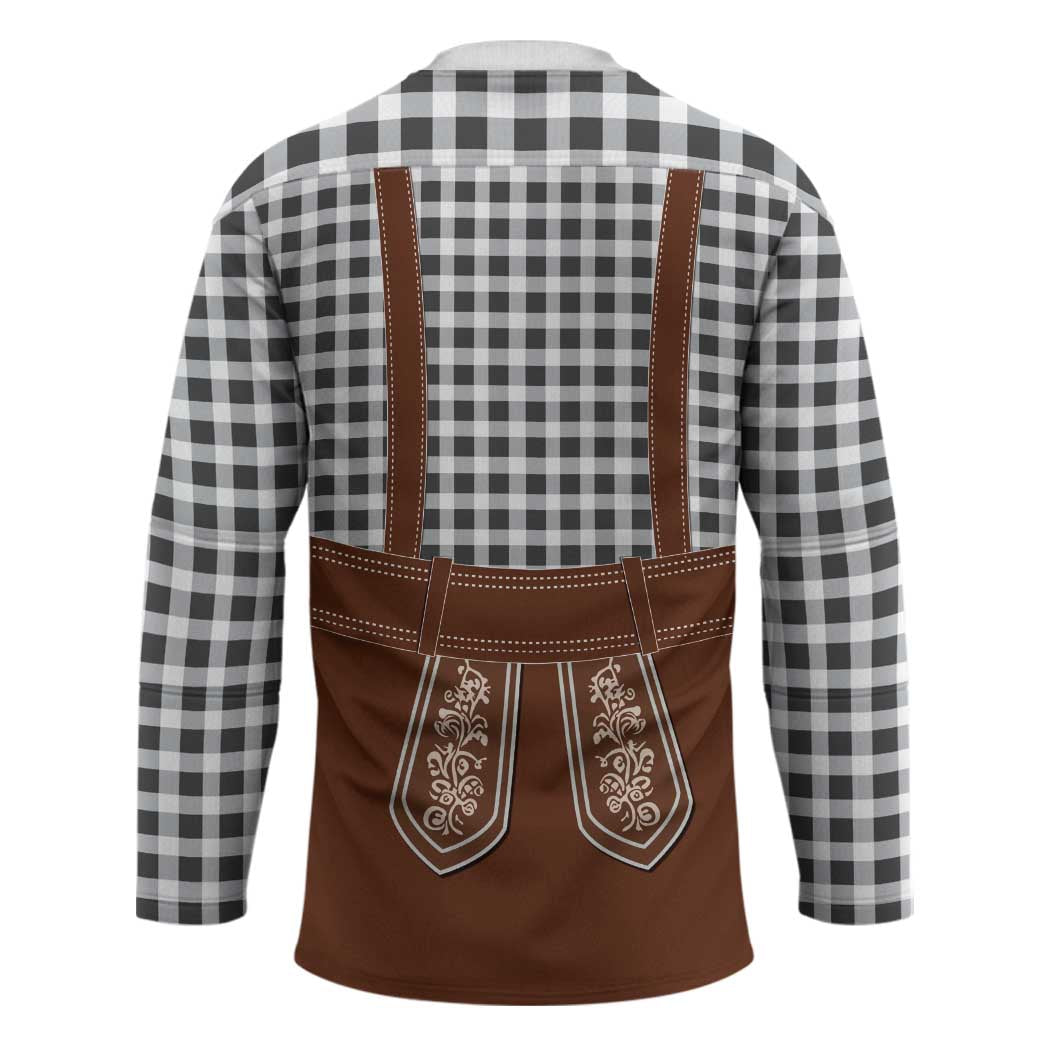 Oktoberfest Lederhosen Costume Hockey Jersey German Beer Festival - Wonder Print Shop