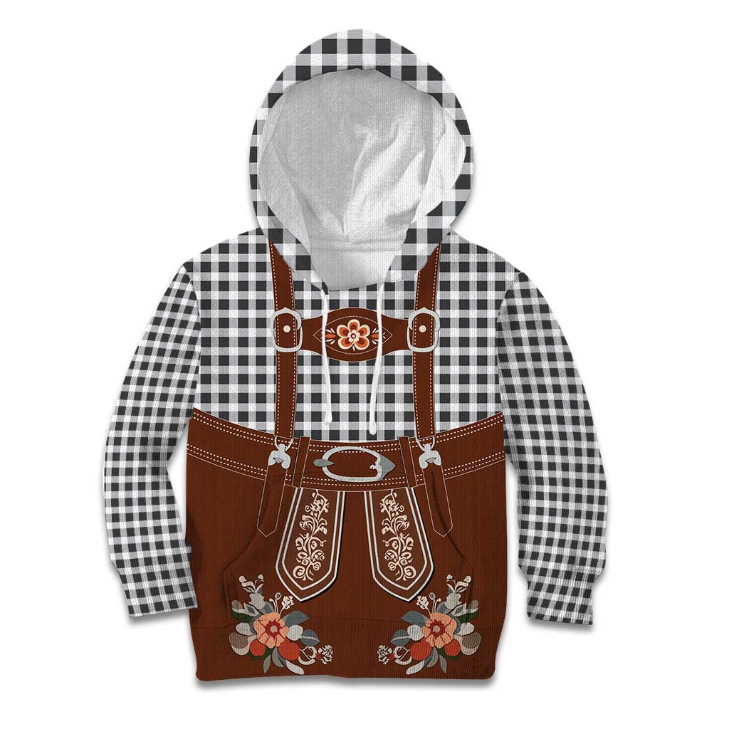 Oktoberfest Lederhosen Costume Kid Hoodie German Beer Festival - Wonder Print Shop