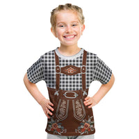 Oktoberfest Lederhosen Costume Kid T Shirt German Beer Festival - Wonder Print Shop