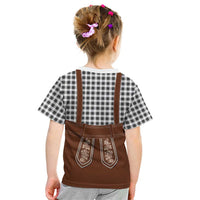 Oktoberfest Lederhosen Costume Kid T Shirt German Beer Festival - Wonder Print Shop