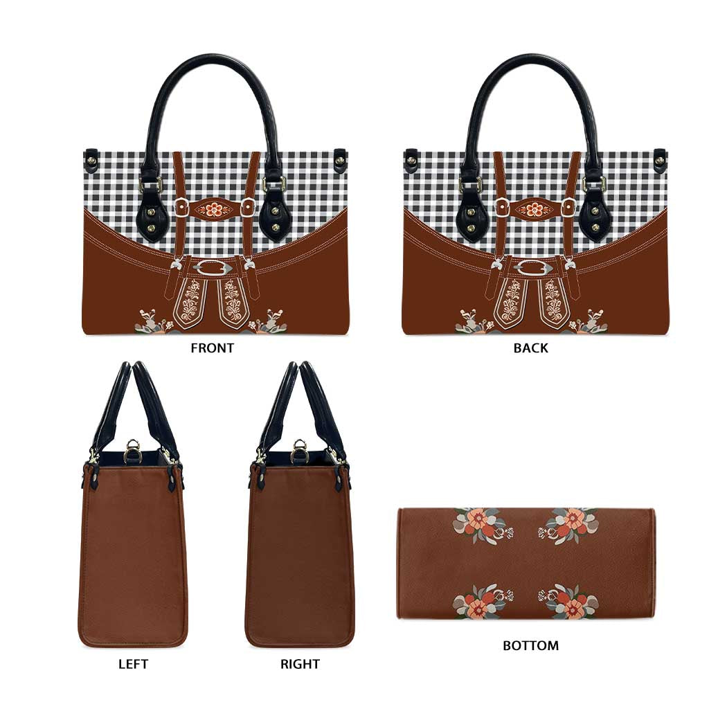 Oktoberfest Lederhosen Costume Leather Bag German Beer Festival - Wonder Print Shop