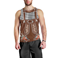 Oktoberfest Lederhosen Costume Men Tank Top German Beer Festival - Wonder Print Shop