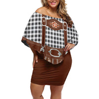 Oktoberfest Lederhosen Costume Off Shoulder Short Dress German Beer Festival - Wonder Print Shop