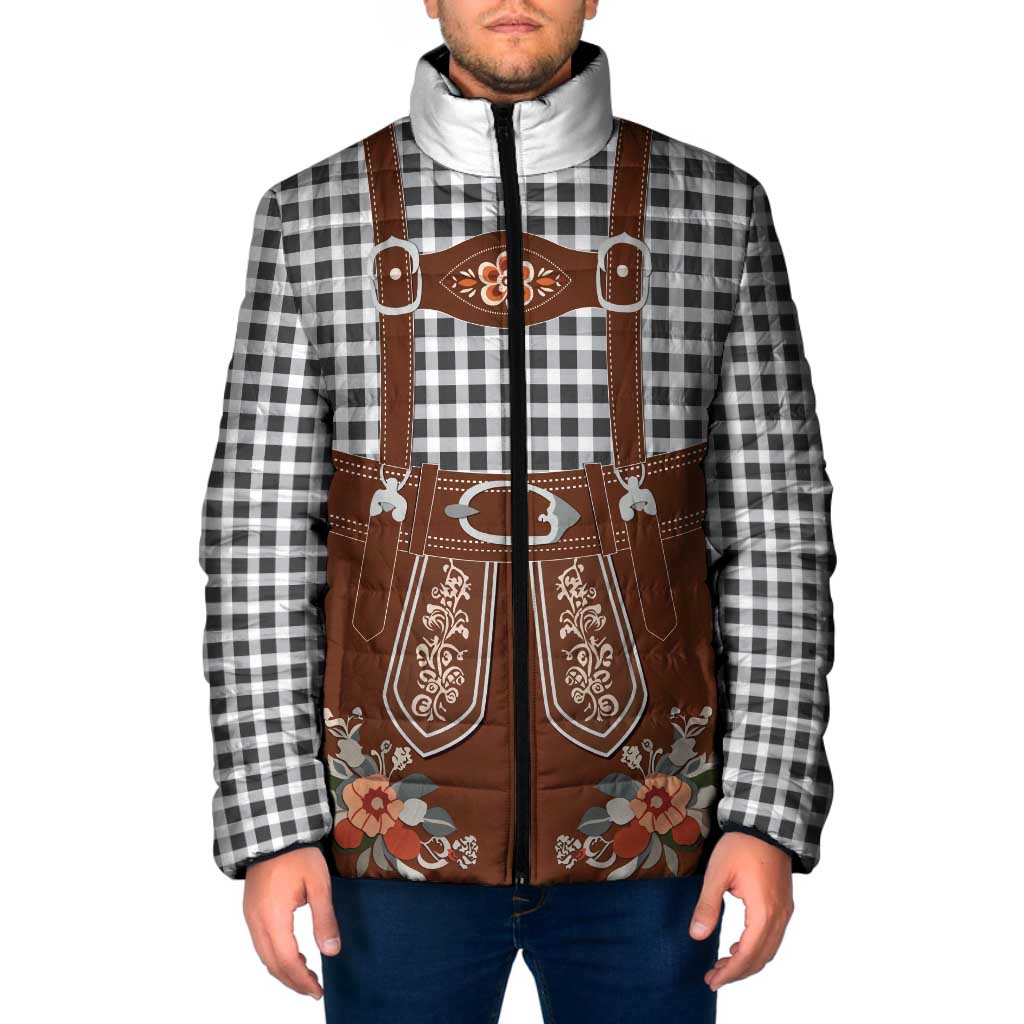 Oktoberfest Lederhosen Costume Padded Jacket German Beer Festival - Wonder Print Shop