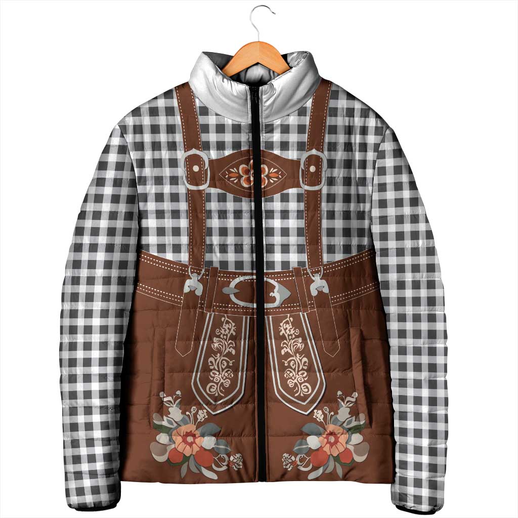 Oktoberfest Lederhosen Costume Padded Jacket German Beer Festival - Wonder Print Shop