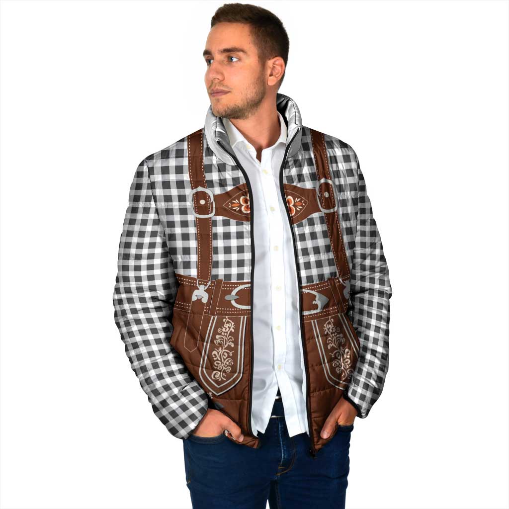 Oktoberfest Lederhosen Costume Padded Jacket German Beer Festival - Wonder Print Shop