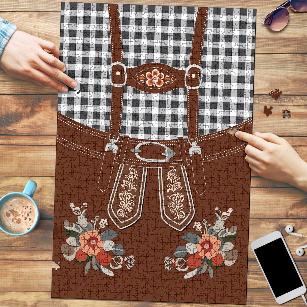 Oktoberfest Lederhosen Costume Puzzle German Beer Festival - Wonder Print Shop