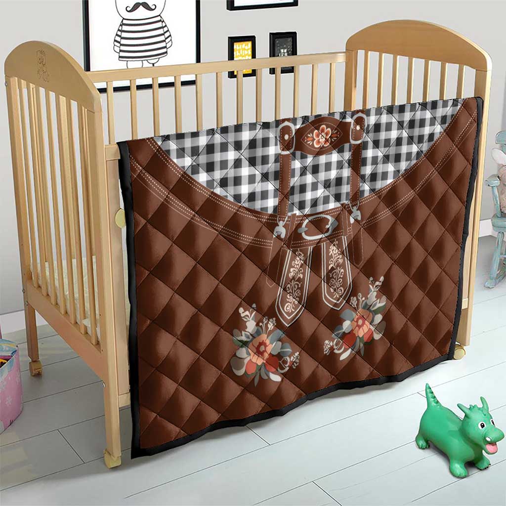 Oktoberfest Lederhosen Costume Quilt German Beer Festival - Wonder Print Shop