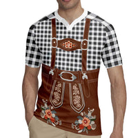 Oktoberfest Lederhosen Costume Rugby Jersey German Beer Festival - Wonder Print Shop