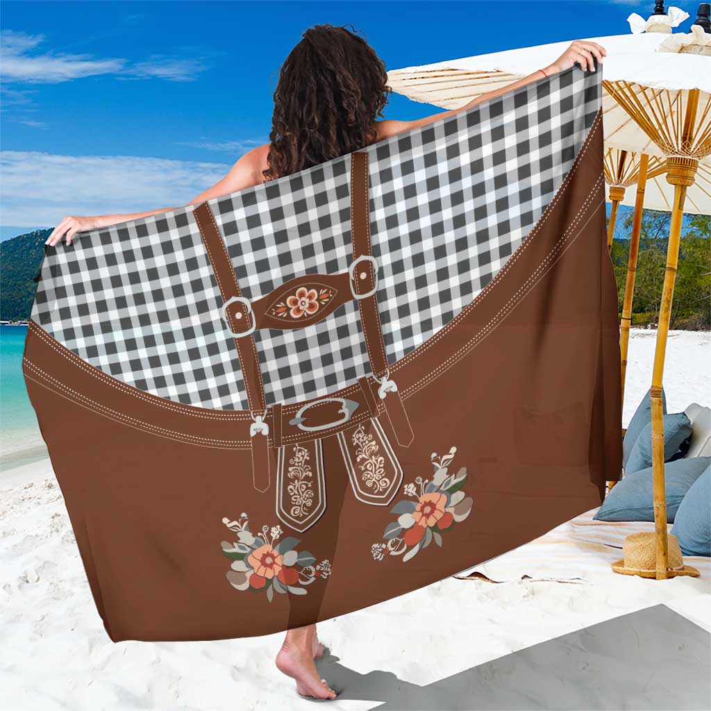 Oktoberfest Lederhosen Costume Sarong German Beer Festival - Wonder Print Shop
