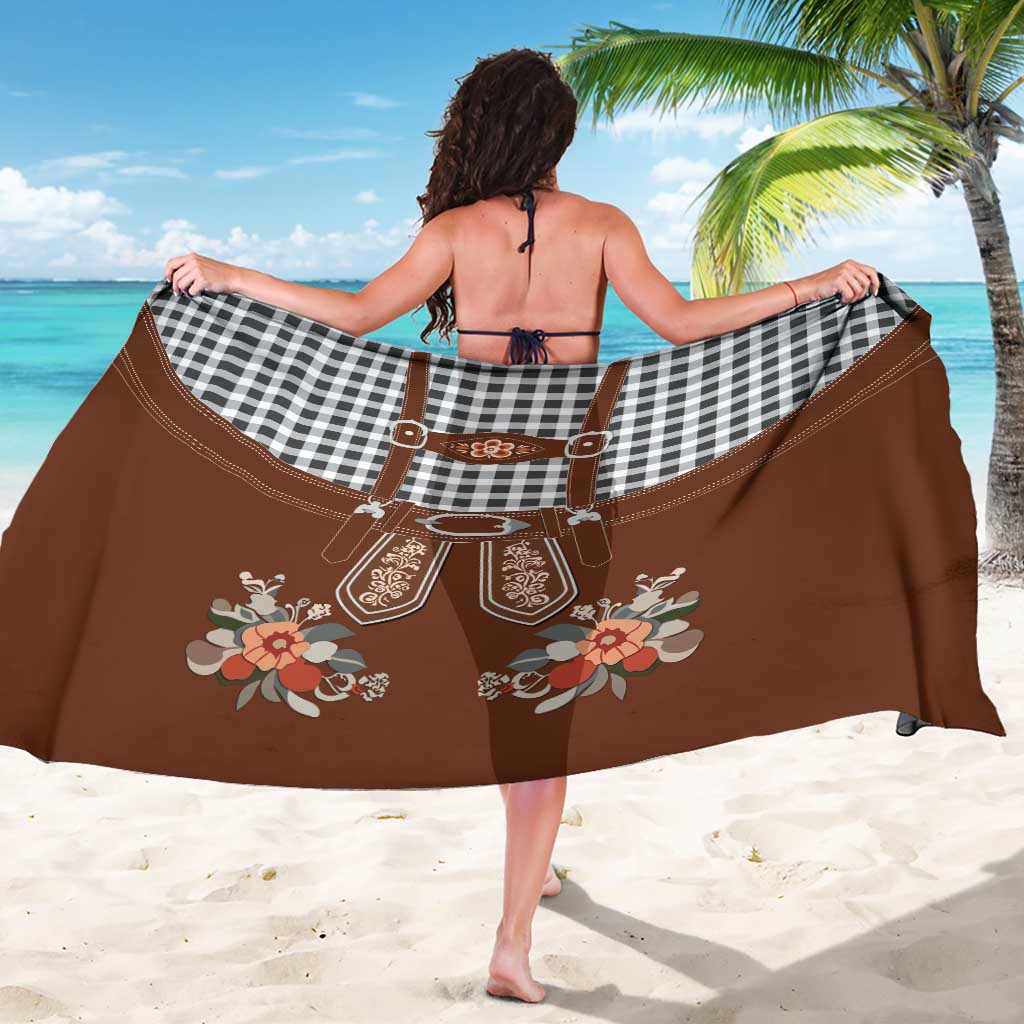 Oktoberfest Lederhosen Costume Sarong German Beer Festival - Wonder Print Shop