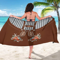 Oktoberfest Lederhosen Costume Sarong German Beer Festival - Wonder Print Shop
