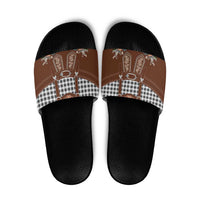 Oktoberfest Lederhosen Costume Slide Sandals German Beer Festival - Wonder Print Shop