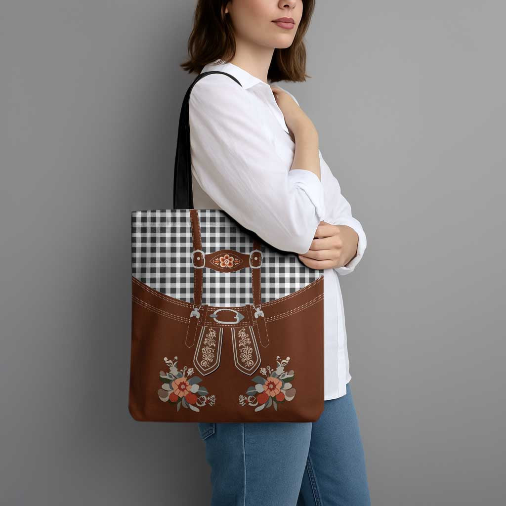 Oktoberfest Lederhosen Costume Tote Bag German Beer Festival - Wonder Print Shop